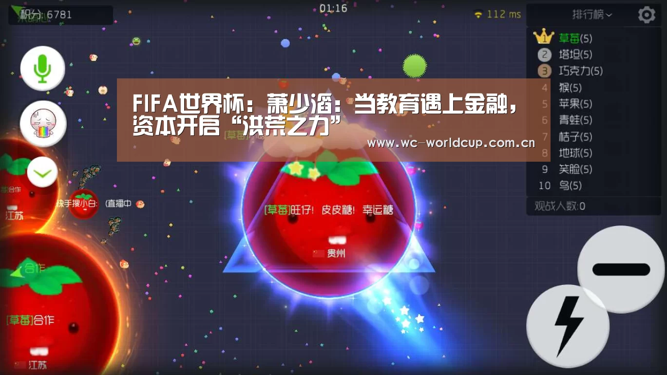 FIFA世界杯:萧少滔:当教育遇上金融,资本开启“洪荒之力”(图4) 世界杯